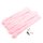 Chenilledraht ≈18 mm für Stoffskulpturen in Rosa 1 Meter 2 Stück