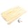 Chenilledraht ≈18 mm für Stofffiguren in Creme 1 Meter 2 Stück