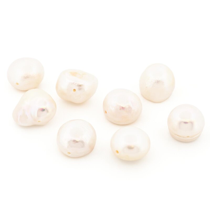 Süßwasserzuchtperlen Barock 2A 11-12 mm 8 Stück