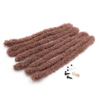 Chenilledraht ≈18 mm für Stofffiguren in Braun...