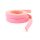 flaches Kunstlederband 10 mm in Rosa 1 Meter 2 Stück