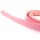 flaches Kunstlederband 10 mm in Rosa 1 Meter 2 Stück
