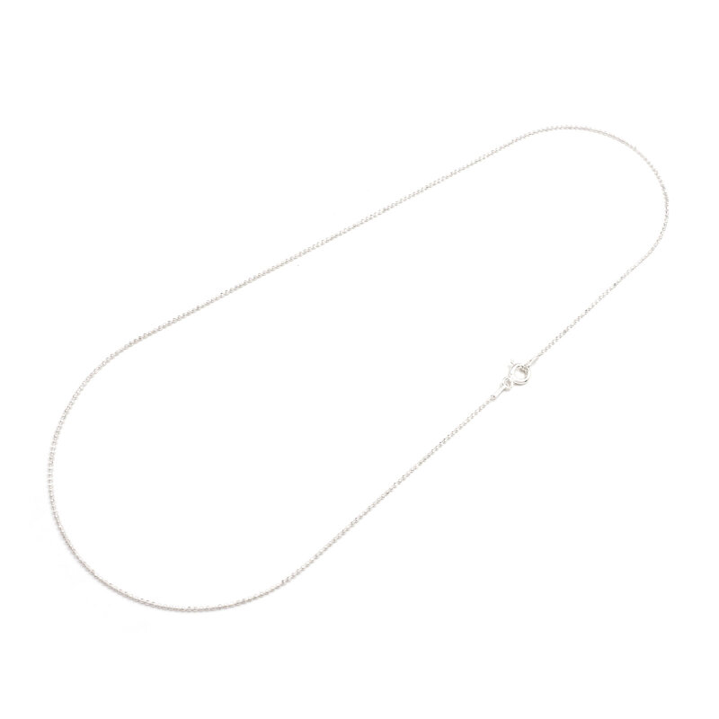 zarte geschliffene Kugelkette aus 925 Sterling Silber 40 cm 1 Stück