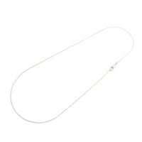 zarte geschliffene Kette aus 925 Sterling Silber 42 cm 1...