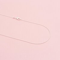 zarte geschliffene Kette aus 925 Sterling Silber 42 cm 1...