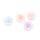 Acrylperlen Stern gefrostet 15 mm Pastell Mix Bead-in-Bead Design 40 Stück