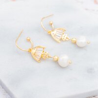 Zwischenperlen 4 mm aus Messing mit 18K Goldbeschichtung...