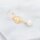Verbinder Fisch 16x12 mm Messing 18k Goldbeschichtung Zirkonia 2 Stück