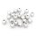 Miracle Perlen 8 mm aus Acryl in grau 20 Stück