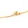 Halskette aus 304 Edelstahl mit 18K IP-Goldbeschichtung 45 cm 1 Stück