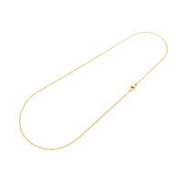 Feine Halskette aus Edelstahl mit 18K...