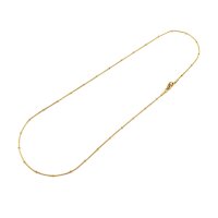 Schlangenkette mit Kugeln 1,9 mm Edelstahl 18k vergoldet...