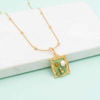 Schlangenkette mit Kugeln 1,9 mm Edelstahl 18k vergoldet...