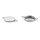 Fassung als Verbinder für 10 mm Cabochons aus 304 Edelstahl 2 Stück