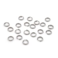 Splitringe aus 304 Edelstahl 6 mm 20 Stück