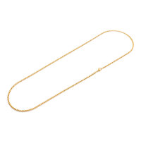 Venizianerkette aus Edelstahl goldfarben IP-beschichtet...
