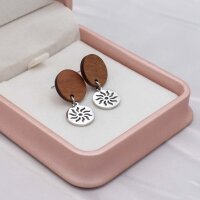 Anhänger 14 mm mit Sonnensymbol aus 304 Edelstahl 2...