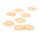 Verbinder Blume des Lebens 13 mm aus Messing lightgoldfarben beschichtet 8 Stück