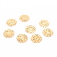 Anhänger Mandala 13 mm aus Messing langanhaltend...