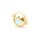 Wal-Verbinder aus Messing mit 18k Goldbeschichtung – 14 x 18 mm
