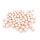 Glaswachsperlen in Beige 12 mm 1 Strang