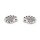Anhänger als Muschel aus 201 Edelstahl 16 mm 2 Stück