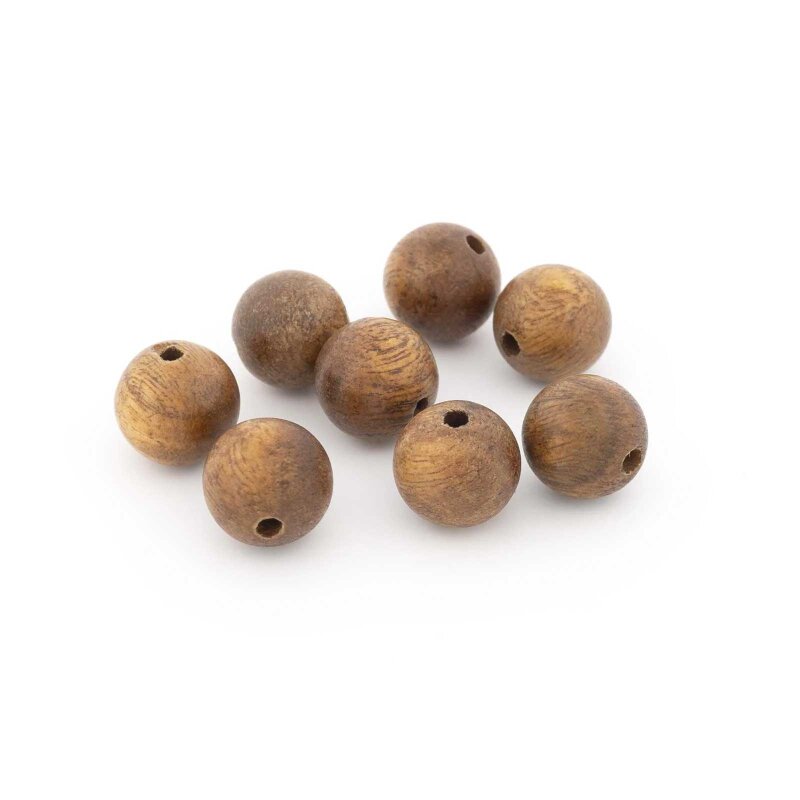 Perlen aus Sandelholz 8 mm 8 Stück