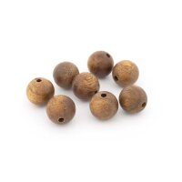 Perlen aus Sandelholz 8 mm 8 Stück