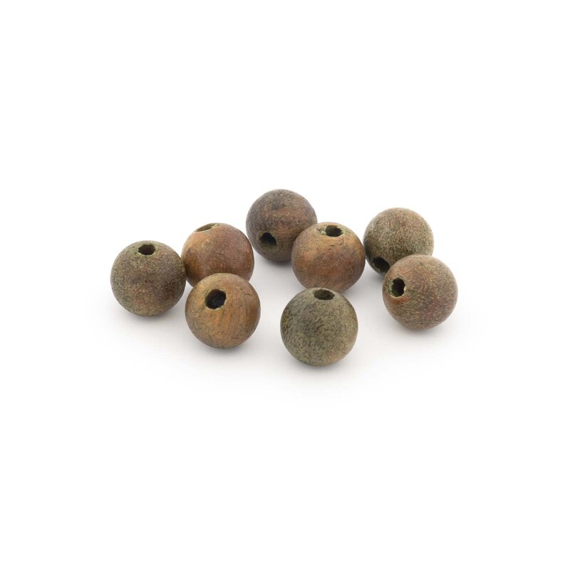 Perlen aus Sandelholz 6 mm 8 Stück