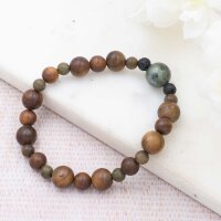 Perlen aus Sandelholz 6 mm 8 Stück