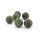 Perlen aus Jade in Olivgrün 12 mm 6 Stück