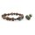 Perlen aus Jade in Olivgrün 12 mm 6 Stück