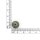Perlen aus Jade in Olivgrün 12 mm 6 Stück