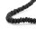 Lavasteinperlen als Rondell in Schwarz 6 x 3 mm 1 Strang