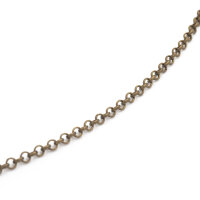 Jasseronkette 3,2 mm in antik Bronzefarben 2 Meter