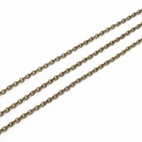 Ankerkette 4,7 x 3,8 mm in antik Bronze beschichtet 2 Meter