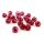 Glasschliffperlen Rondell Weinrot 10x8 mm 20 Stück