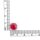 Glasschliffperlen Rondell Weinrot 10x8 mm 20 Stück