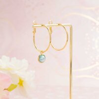 Fassungen mit Öse für 8 mm Cabochons mit 18k...