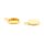 Fassungen mit Öse für 8 mm Cabochons mit 18k Goldbeschichtung 2 Stück