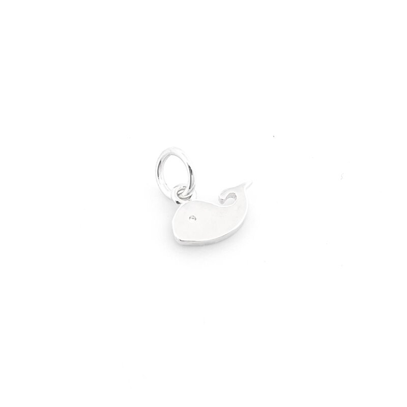 Wal-Anhänger aus 925er Silber – 6,5 x 9,5 mm