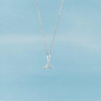 Anhänger als Flosse aus 925er Silber 12 mm