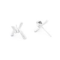 Ohrstecker mit Knoten aus 925er Silber 2 Stück