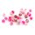Crackle Achatperlen in Pink 6 mm 30 Stück