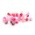 Crackle Achatperlen in Pink 6 mm 30 Stück