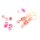 Crackle Achatperlen in Pink 6 mm 30 Stück