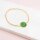 Verbinder mit Fassung für 16 mm Cabochons aus Edelstahl in Goldfarben ionenplattiert 2 Stück