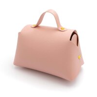 Geschenkverpackung als Tasche aus Kunstleder in Rosa 13 x...
