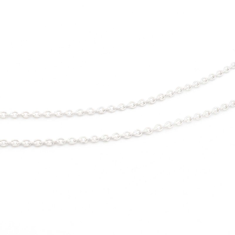 Ankerkette aus 925er Silber 1,7 mm breit Meterware