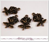 4 Rosen in vintage Bronze